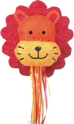 Obrázok produktu pre Piñata lev papier / plast 39,9x41,9x16,5cm