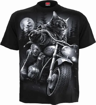 Produktbild von Spiral T-Shirt Herren Nine Lives schwarz XXL