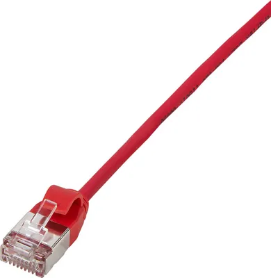Immagine prodotto di LogiLink Professional CQ9064S Cavo patch LogiLink Ultraflex, Cat. 6A, U/FTP, 3,0 m, rosso