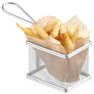 Image de HENDI Miniatur-Snack-Frittierkörbe, 125x100x(H)85mm