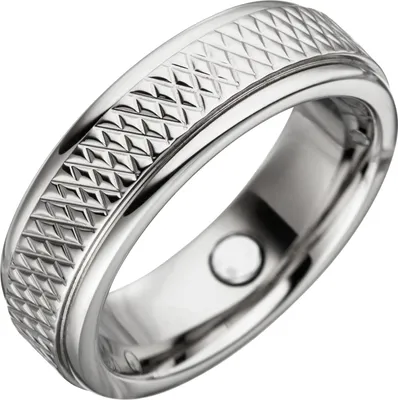 Produktbild von Gr. 54 Partner Ring mit Magnet / Magnetring aus Edelstahl