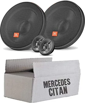 Produktbild von Lautsprecher Boxen JBL 16,5cm System Auto Einbausatz - Einbauset passend für Mercedes Citan - justSOUND