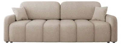 Produktbild von MIRJAN24 Schlafsofa Carlos, Wohnzimmer Sofa mit Bettkasten und Schlaffunktion (Farbe: Lambi 06)