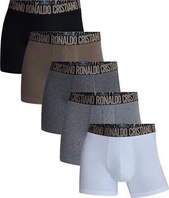 Produktbild von CR7 Cristiano Ronaldo Herren Trunk 5-Pack Baumwolle Stretch & Travel Bag - bunt - Größe 2XL