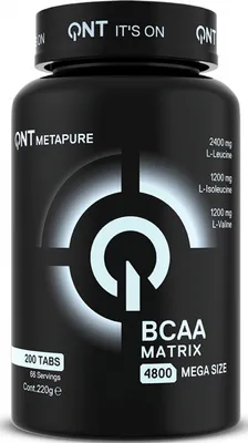 Produktbild von QNT Matrix BCAA 4800 (200 Tabs) Unflavored - Aminosäuren - BCAA