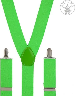 Produktbild von Hosenträger neon Grün Karneval Fasching Kostüm Zubehör