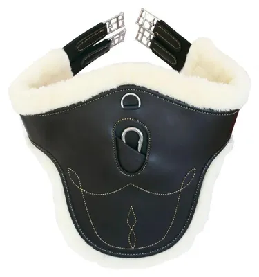 Immagine prodotto di Kentucky Horsewear Sottopancia borchiato in Similcuoio d'agnello, taglia:135, colore:nero