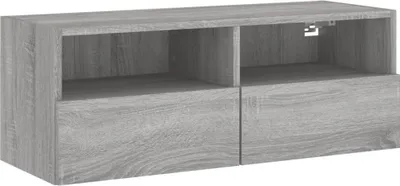 Produktbild von vidaXL TV-Wandschrank Grau Sonoma 80x30x30 cm Holzwerkstoff