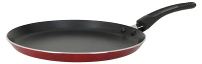 Image de Poêle à crêpes de 24 cm - Aluminium avec revêtement antiadhésif, compatible avec les plaques à induction