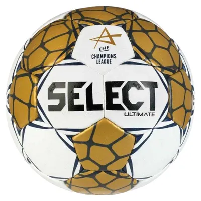 Produktbild von Select - "Ultimate" Handball EHF Champions League PP4436 (3) (Weiß/Gold)