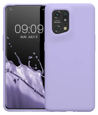 Produktbild von kwmobile Handyhülle für Oppo Find X5 (5G) Hülle - Case Silikon - Kabelloses Laden - Schutzhülle Cover in Lavendel
