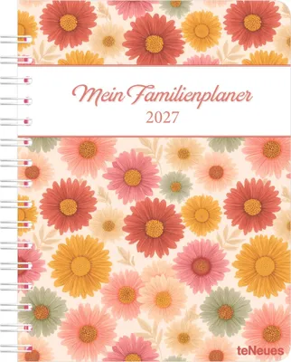Produktbild von Familienplaner-Buch Flowers 2027