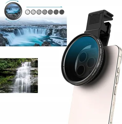 Immagine prodotto di Filtro grigio regolabile tipo FADER ND2-400 67 mm per telefono / APL-67VND2-400
