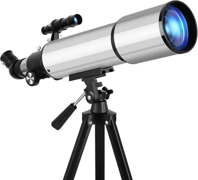 Immagine prodotto di Telescopio rifrattore astronomico 90/600 mm con treppiede in alluminio