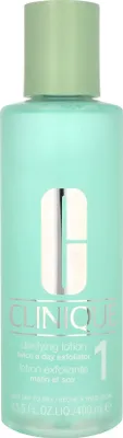 Produktbild von Clinique Clarifying Lotion 1, Gesichtslotion, 400 ml, Sehr trockene Haut, Aufhellend, Glättend, Flasche, Water\Aqua\Eau , Alcohol Denat. , Glycerin , Butylene Glycol , Hamamelis Virginiana (Witch Hazel)...