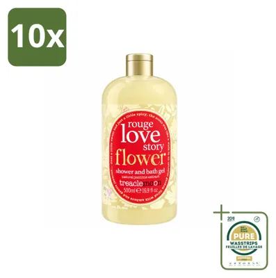 Imagen del producto de 10 unidades de gel de ducha y gel exfoliante "One Ginger Morning" de Treaclemoon, 500 ml cada uno, pack ahorro
