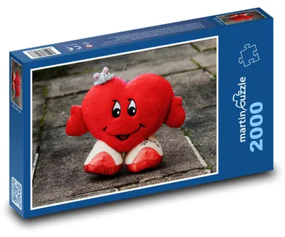 Produktbild von martinpuzzle - Puzzle 2000 Teile - Niedliches Herz