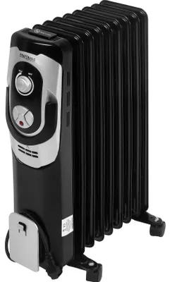 Imagen del producto de KRAFT&DELE | Calentador de aceite para espacios de hasta 60 m³, calefactor eléctrico con termostato de seguridad, radiador eléctrico de aceite, 3 niveles de calefacción, 2000 W