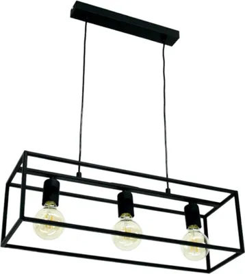 Image de Lampe Suspendue Moderne Noire Horus 2862/Z-B-3