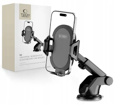 Produktbild von Tech-Protect V1 Universal Auto Halterung für Scheibe Armaturenbrett