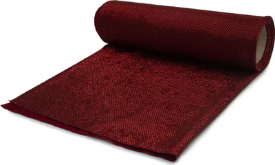 Obrázek produktu pro Moonlight Polyester Strickstoff Bordeauxrot 50x150 cm