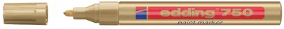 Produktbild von Edding 750, Gold, Weiß, 2 mm, 4 mm, 10 Stück(e)