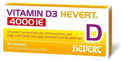 Immagine prodotto di Vitamina D3 Hevert 4000 U.I. Compresse 30 Capsule