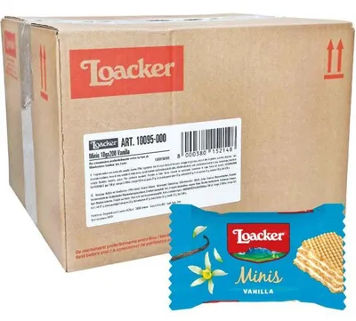 Produktbild von Loacker Minis Vanilla 200x10g