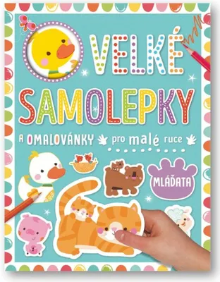 Obrázok produktu pre Veľké samolepky a omaľovánky pre malé ruky