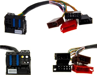 Image de Câble ISO Fakra Quadlock Plug&Play Adaptateur pour Audi RNS-E Navigation #1000