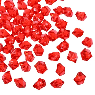 800 Acryl-Edelsteine lila 14x11 mm Crushed Ice für Vasen