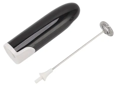 Obrázek produktu pro Elektrický pěnový nástavec na mléko, automatický, ruční, pro přípravu pěny, pro míchání kávy, do baru, do kuchyně, pro přípravu nápojů, černý/bílý