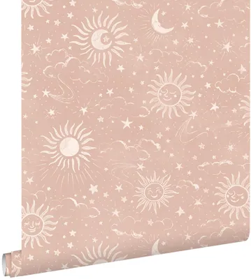 Immagine prodotto di ESTAhome carta da parati cielo stellato rosa 50 x 900 cm