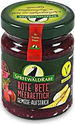 Produktbild von Rote Bete Meerrettich Gemüseaufstrich (135 g)