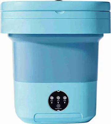 Produktbild von Waschmaschine, 36 W, 8 l Fassungsvermögen, tragbar, faltbar, für Haushaltsschlafsäle