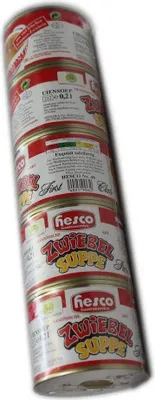 Produktbild von Hesco Zwiebelsuppe nach französischer Art First Glass 5 Dosen 1060ml