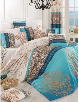 Produktbild von L'Essentiel Linge de Maison, Adal- PRL6841, Türkis, Bettdecken, 100% Baumwolle ranforce