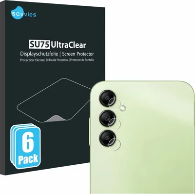 Produktbild von 6x Für Samsung Galaxy A14 4G (NUR Kameraschutz) Schutzfolie Savvies Displayschutz Display Schutz Folie Klar Transparent