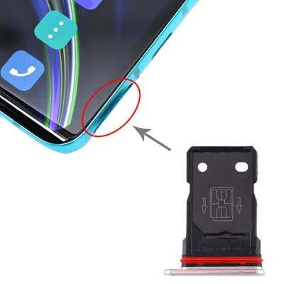Produktbild von SIM Karten Halter für OnePlus 8 Silber Schlitten Sim Tray Ersatz Reparatur Neu