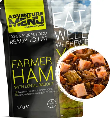 Produktbild von Adventure Menu Bauernschinken mit Linsenragout - 400g