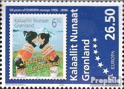 Produktbild von Briefmarken Dänemark - Grönland 2006 Mi 457 (kompl.Ausg.) postfrisch 50 Jahre Europamarken