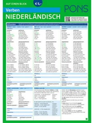 Image de PONS Verben auf einen Blick Niederländisch