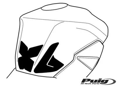 Produktbild von PUIG 8437C Spezifischer Tankschutz  passend fuer SUZUKI GSR750 Carbon look
