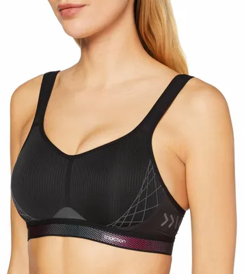 Image de Soutien-gorge de sport Triaction Cardio Flow P Bonnets Spacer légers et matières respirantes, décolleté haut et coupe ergonomique, maintien fort et confort optimal