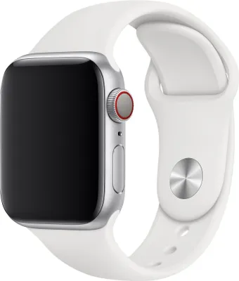 Produktbild von Apple MTP52ZM/A Intelligentes tragbares Accessoire Band Weiß Fluor-Elastomer