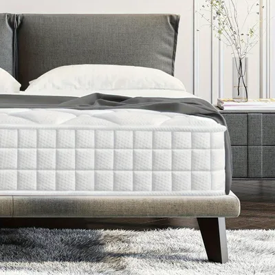 Imagen del producto de Colchones de 90x200 cm - Colchones de espuma viscoelástica - Colchones de muelles ensacados - Colchones individuales - Soporte de 7 zonas