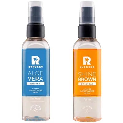 Produktbild von Byrokko Aloe Vera + Shine Braunes Bräunungsspray