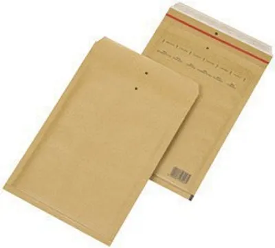 Produktbild von MAILmedia Luftpolster Versandtaschen Typ K20 braun 44 g 370 x 480 mm 50 Stück