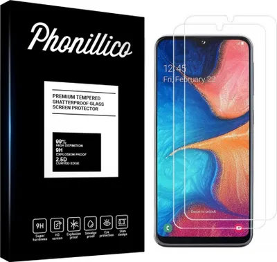 Zdjęcie produktu dla Szkło hartowane do Samsung Galaxy A20E [2 sztuki] Folia ochronna na ekran odporna na zarysowania Phonillico®
