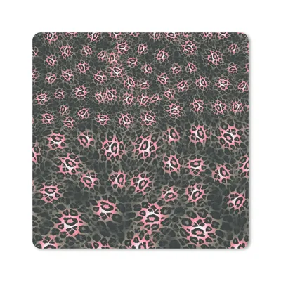 Produktbild von MuchoWow® Mauspad Mousepad Leopard - Muster - Tier 20x20 cm - Mousepads - Maus Mat - Pad - Mausunterlage - Desk Mat - Bureauartikeln
